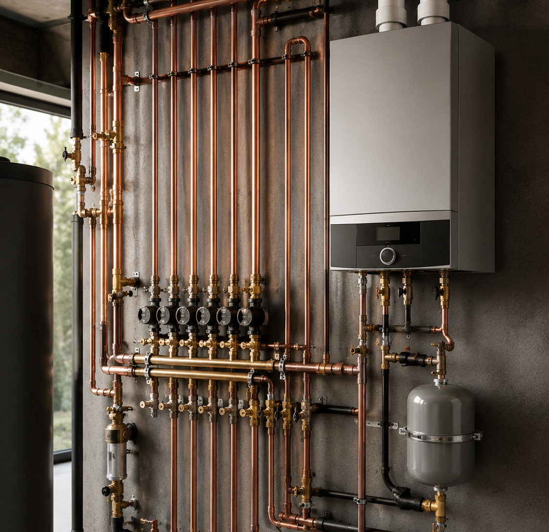 state of the art boiler room installed in South Okanagan by RNM services