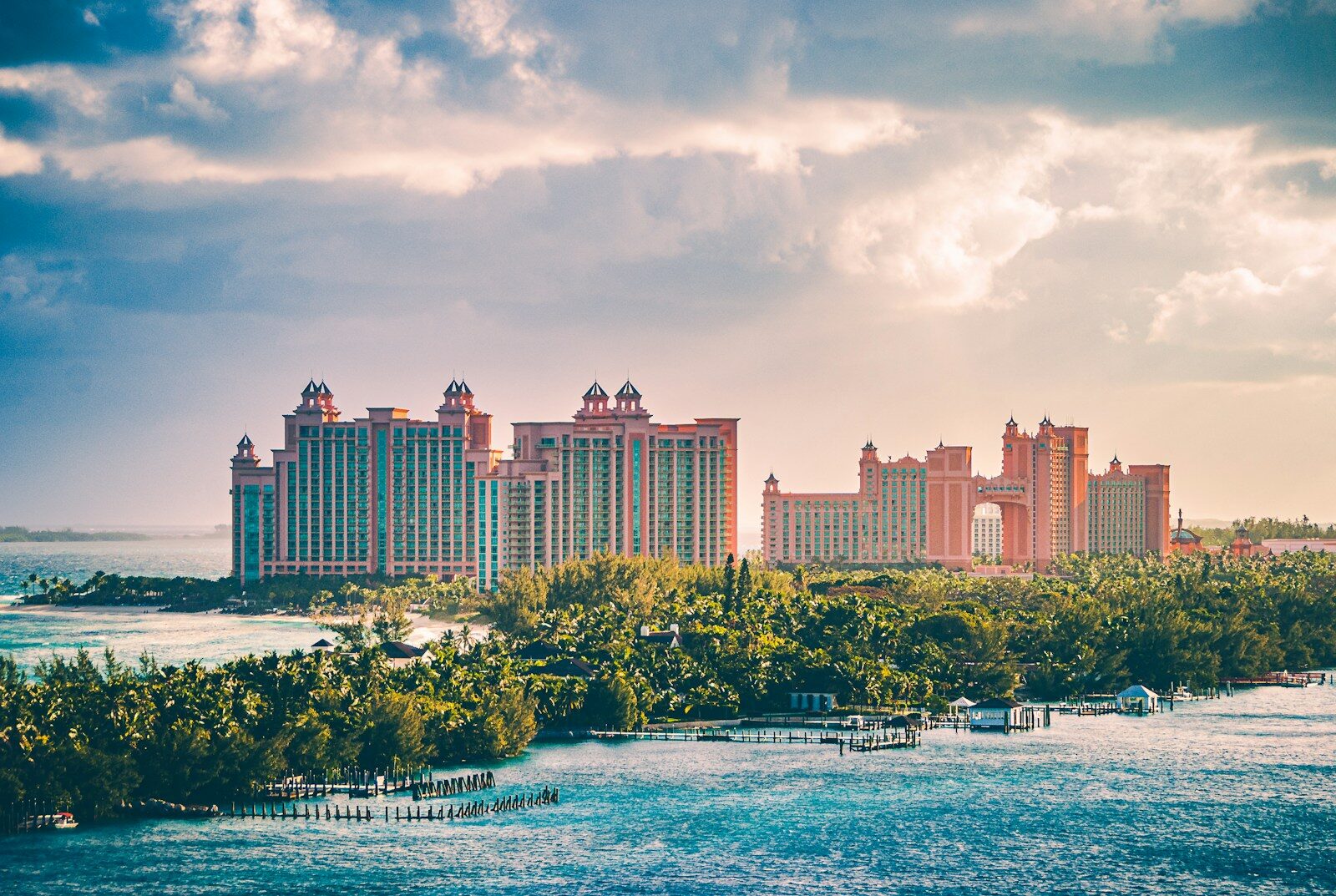 A beautiful shot of the Atlantis Resort where Rudy from RNM Services worked developing it.