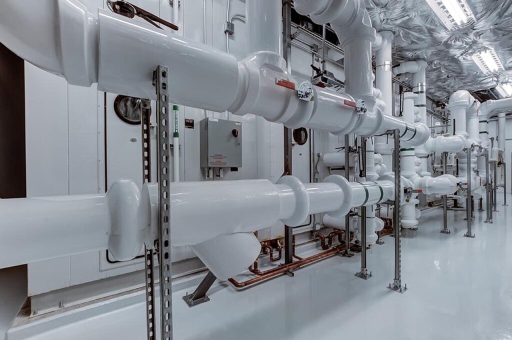 Industrial and commercial pipes and plumbing