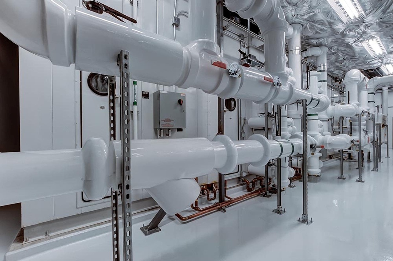 Industrial and commercial pipes and plumbing